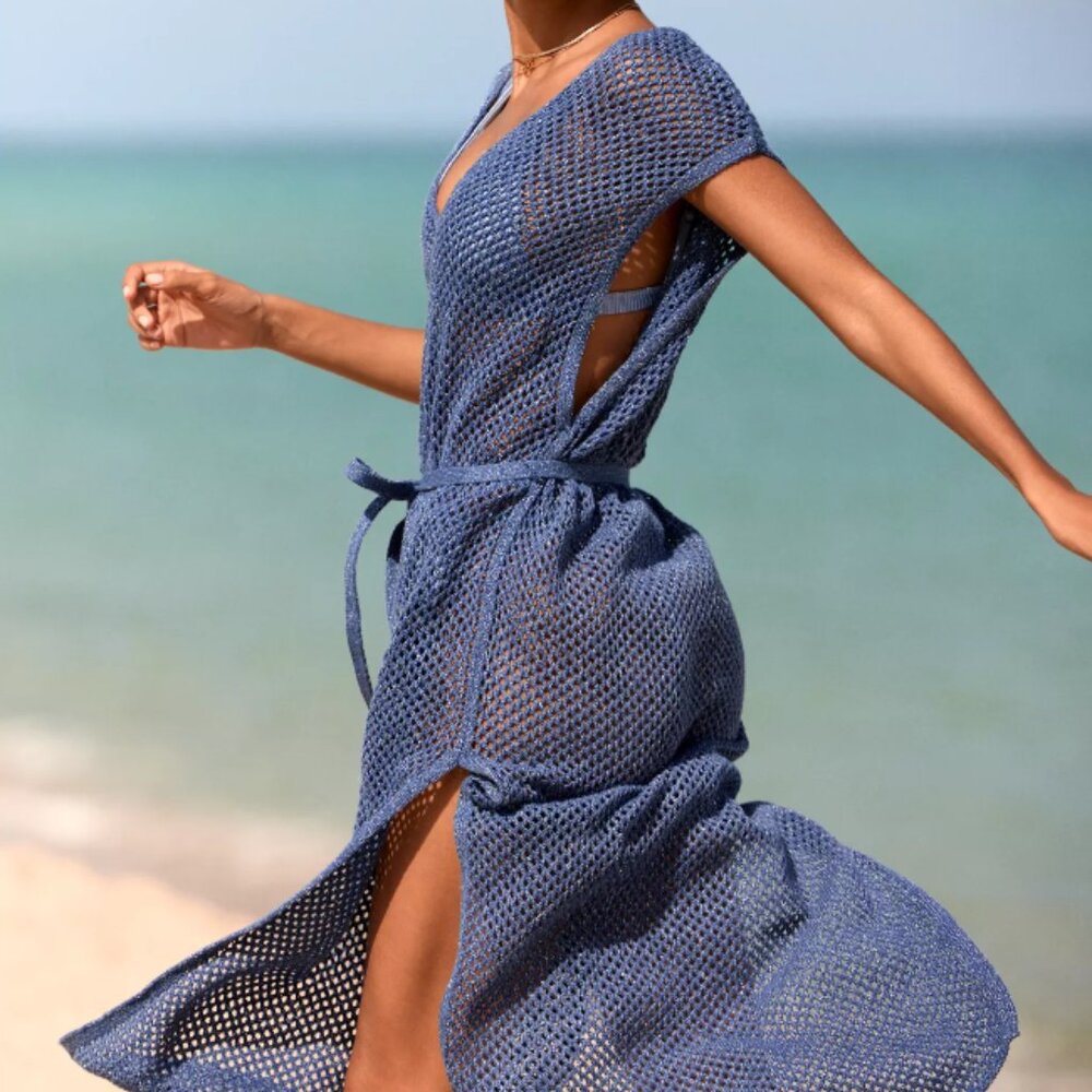 Aerie Crochet Pullover Cape